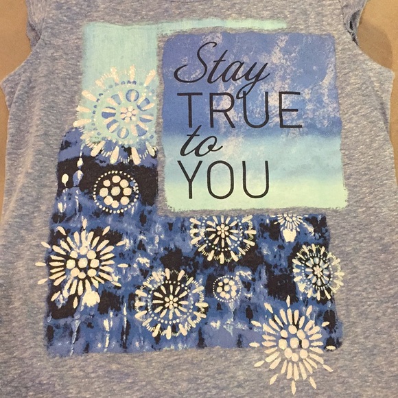 Justice- girls graphic Stay True Graphic T Shirt - Picture 2 of 5